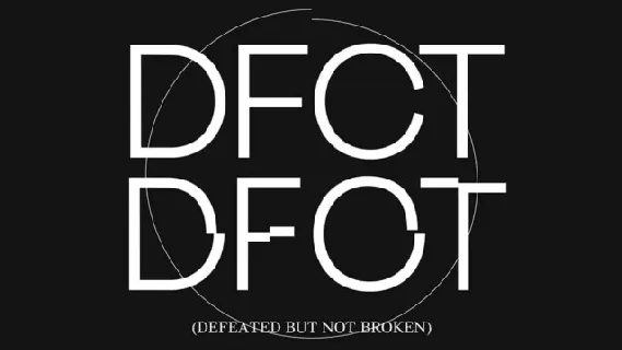 Defectica font