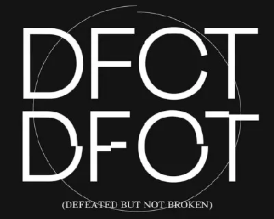 Defectica font