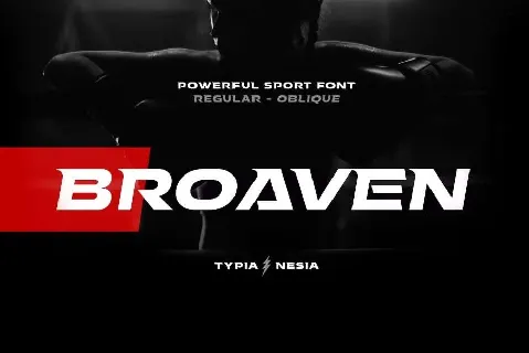 Broaven font