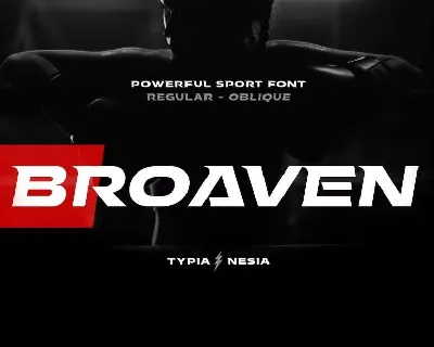 Broaven font