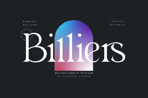 Billiers font