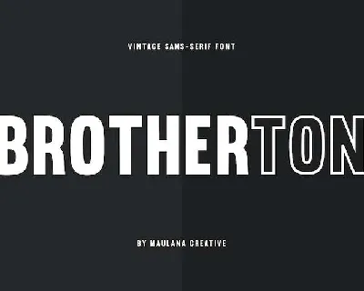 Brotherton font