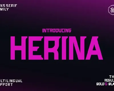 HERINA font