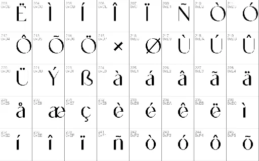 Gilmoray font