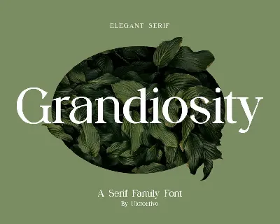 Grandiosity font