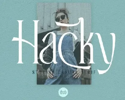 Hacky – Luxury Serif Family font