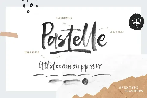 Pastelle Brush font