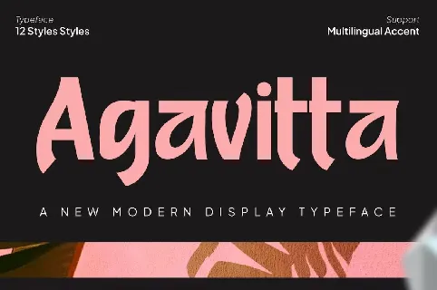 Agavitta font