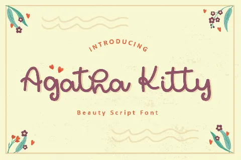 Agatha Kitty font