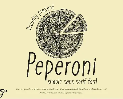 Peperoni font