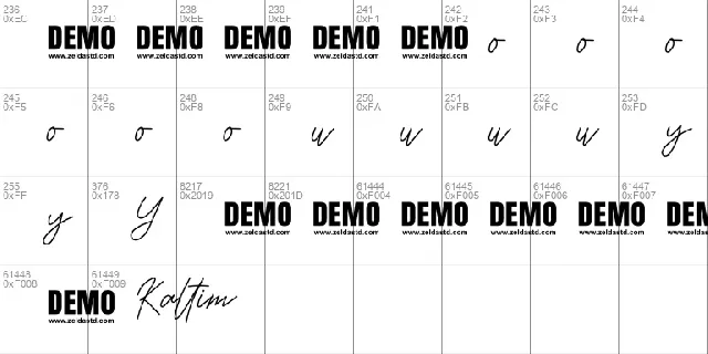 Kaltim - DEMO FONT