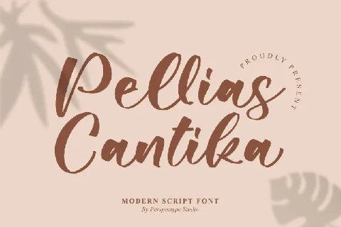 Pellias Cantika font