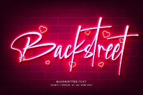 Backstreet Script font