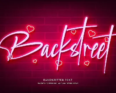 Backstreet Script font