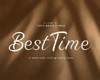 Best Time font