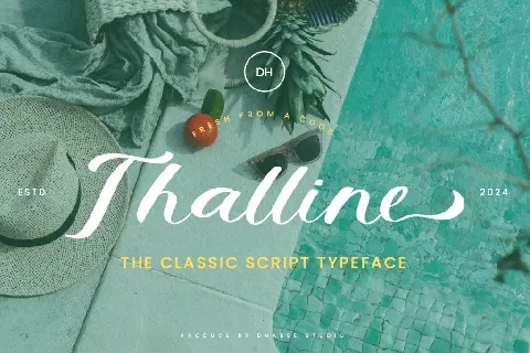 Thalline font