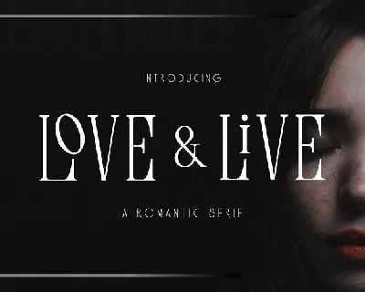 Love & Live Typeface font