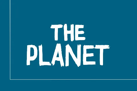 The PLANET font