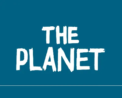 The PLANET font