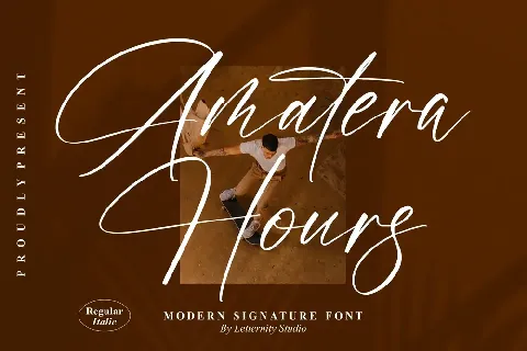 Amatera Hours font