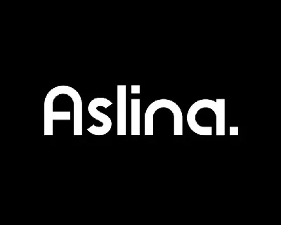 Aslina Display font