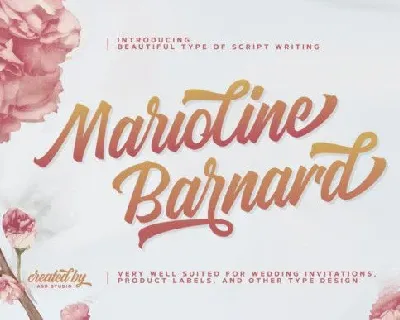 Marioline Barnard Script font