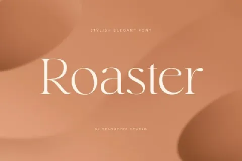 Roaster font