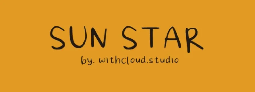 Sun Star font