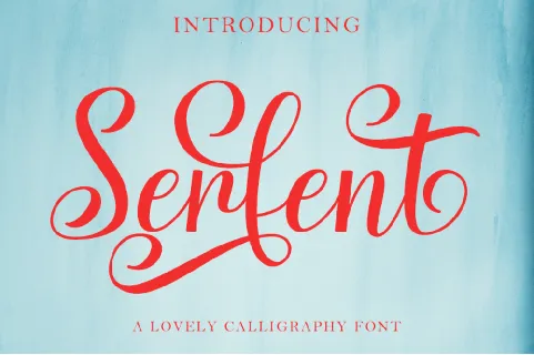 Serfent font