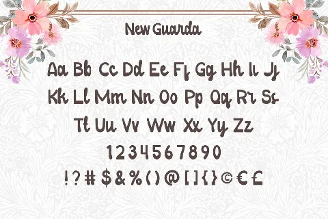 New Guarda Demo font