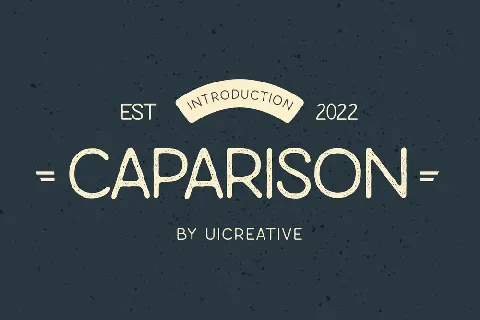 Caparison font