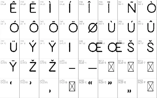 Caparison font