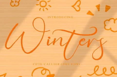 Winters font