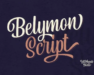 Belymon Script font