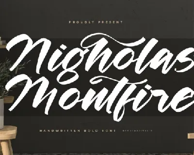 Nigholas Montfire font