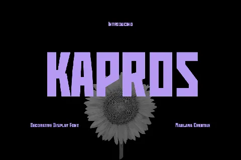 Kapros font