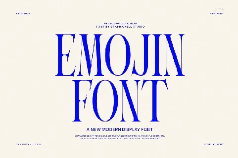 Emojin font