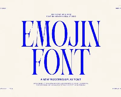 Emojin font