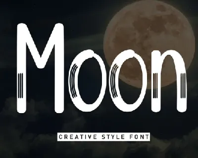 Moon Display font