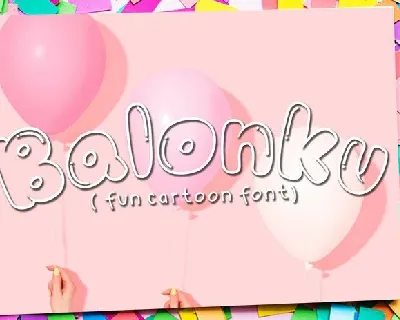 Balonku Cartoon font