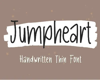 Jumpheart font