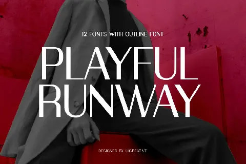 PLAYFUL RUNWAY font