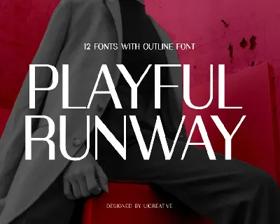 PLAYFUL RUNWAY font