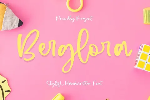 Berglora font