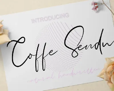 Coffe Sendu font