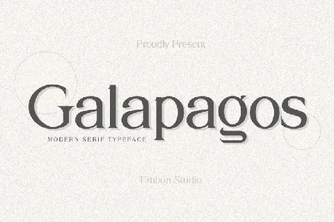 Galapagos Serif font