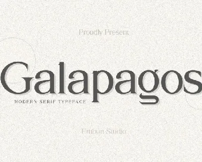 Galapagos Serif font