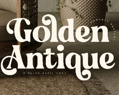 Golden Antique font