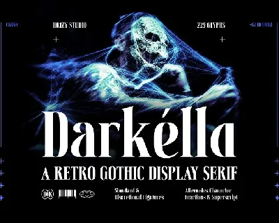 Darkella font