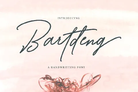 Bartdeng Handwritten font